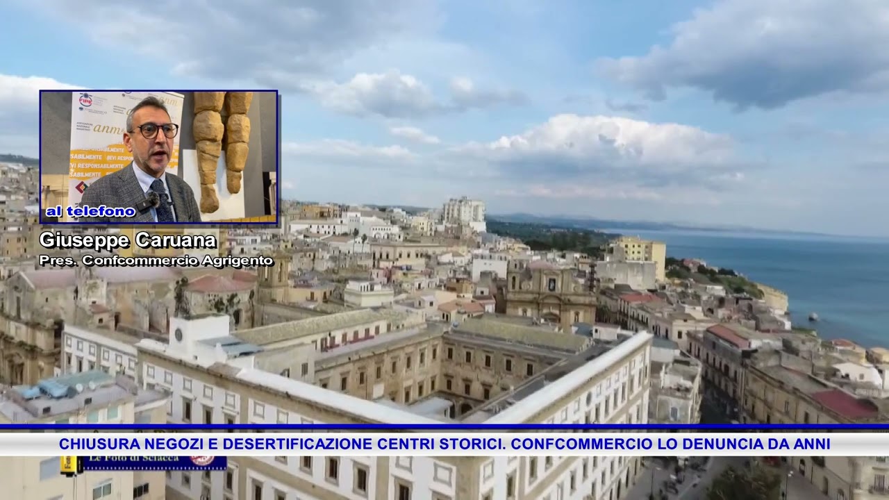 CHIUSURA NEGOZI E DESERTIFICAZIONE CENTRI STORICI  CONFCOMMERCIO LO DENUNCIA DA ANNI