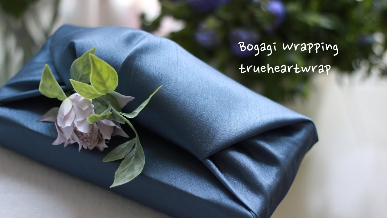 가장 간단하지만 가장 고급스런 보자기 매듭법 | Bojagi Gift Wrapping - Korean Traditional Packaging