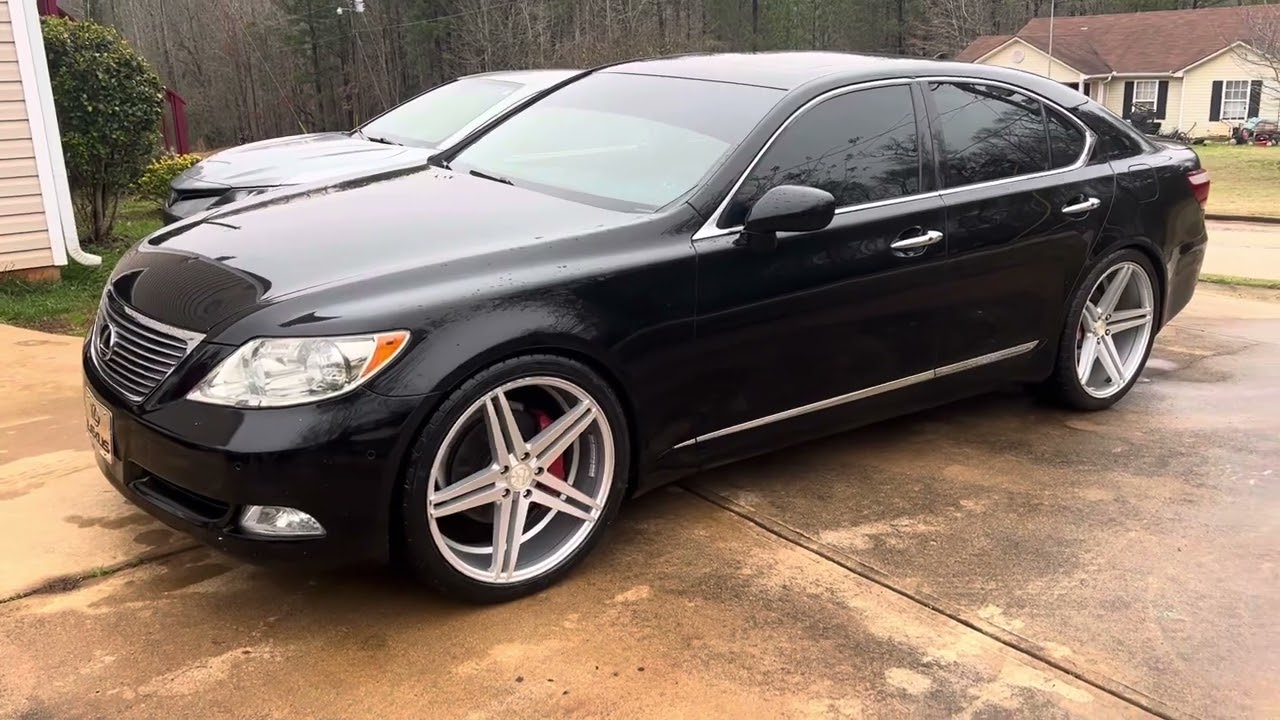 Lexus ls 460 on 22 inch verde rims