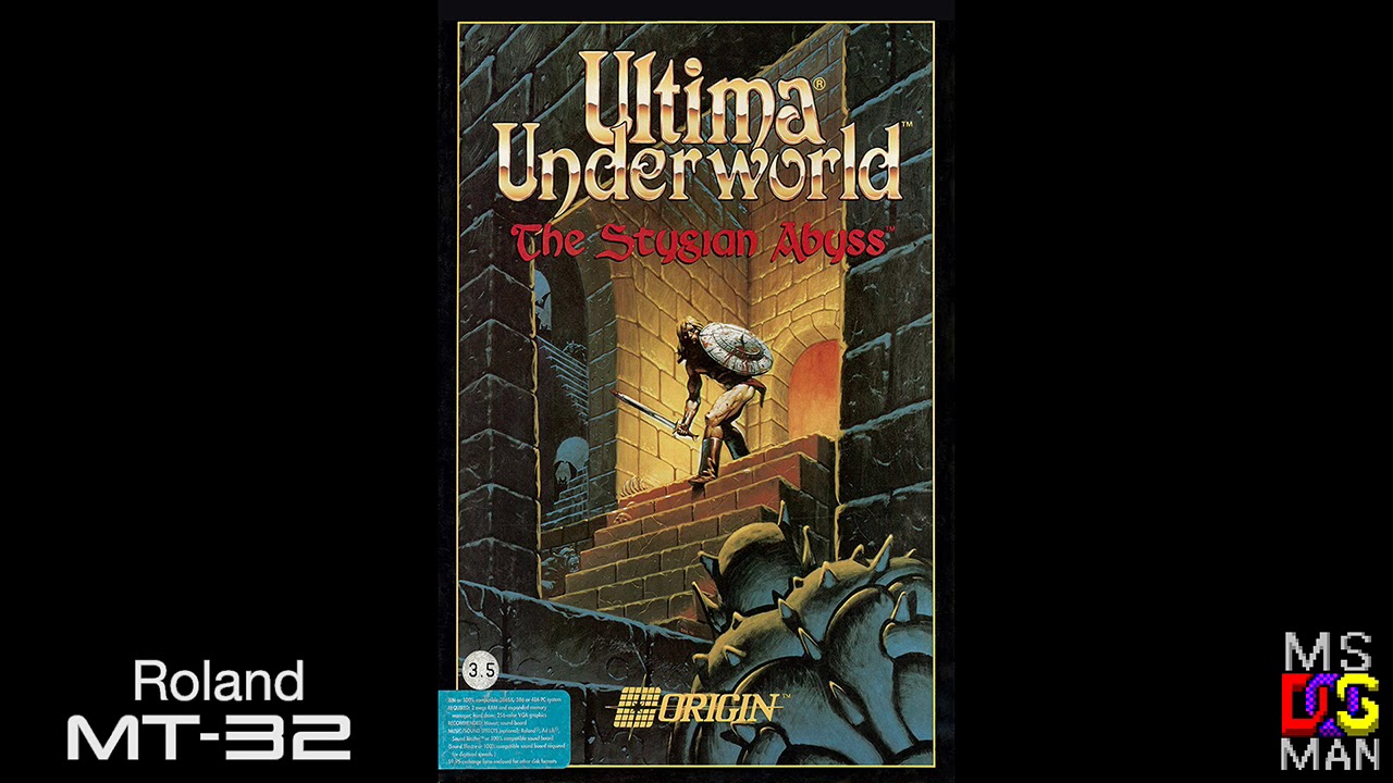 Ultima Underworld: The Stygian Abyss Theme and Soundtrack [MIDI, MT-32]