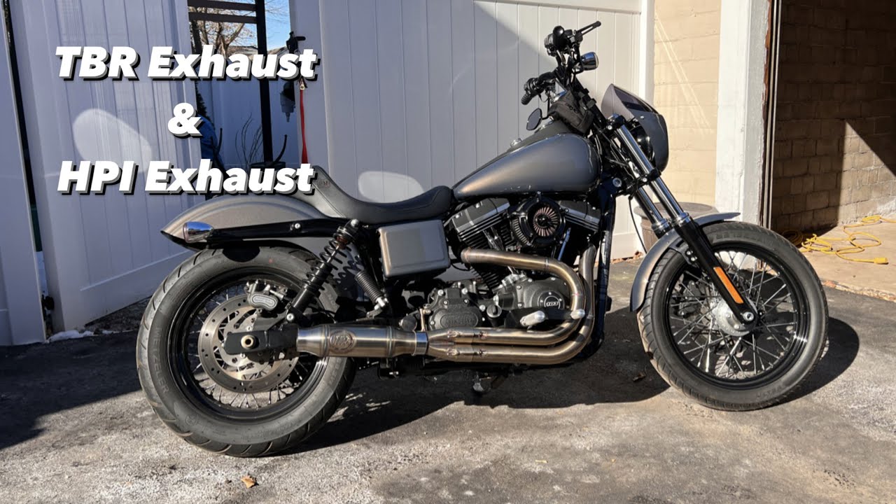 Harley TBR Exhaust & HPI Exhaust Install & Sound Test!