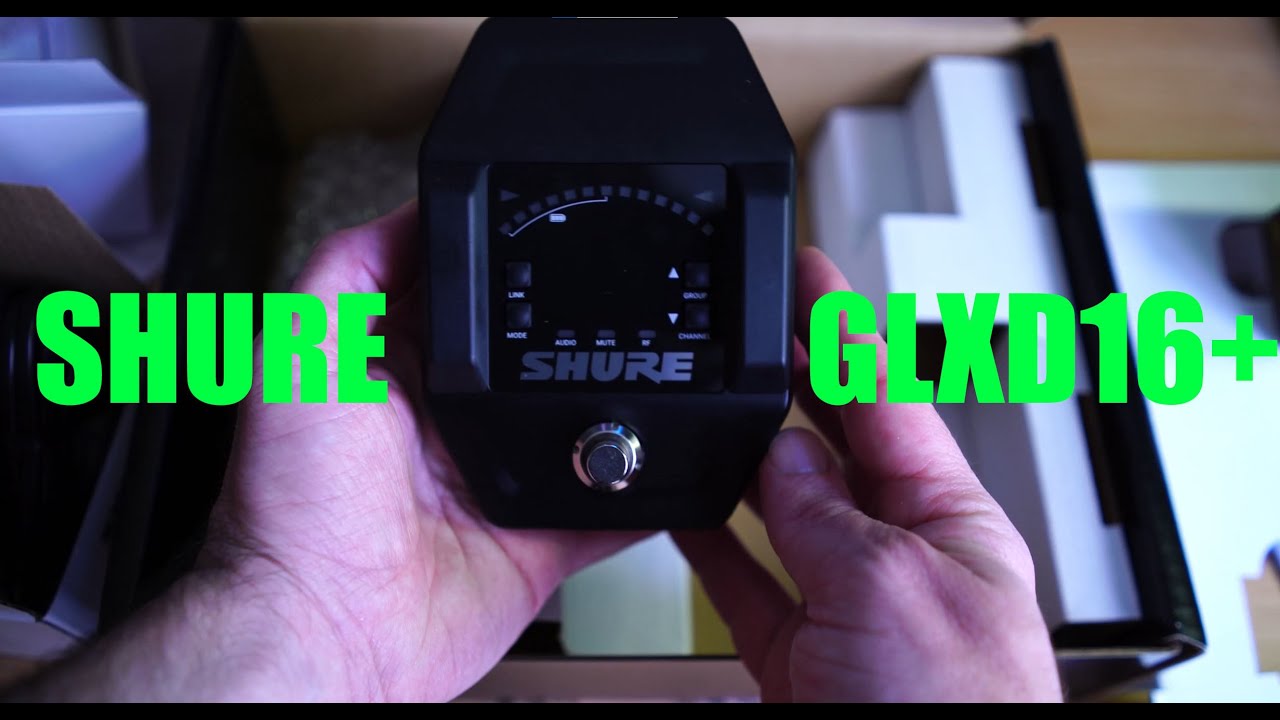 Shure GLXD16+ #unboxing