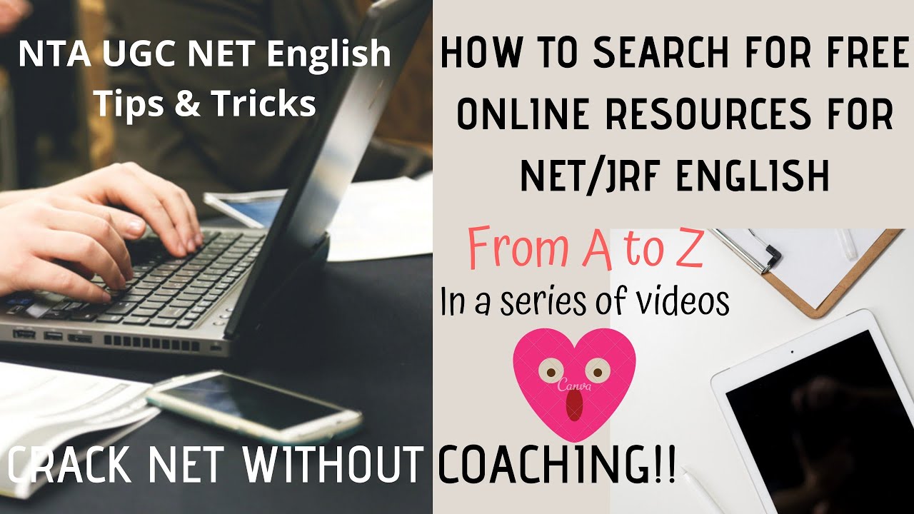 NTA UGC NET English Tips & Tricks for finding free study materials online
