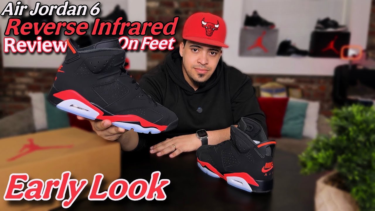 Предварительный обзор 👀 Jordan 6 Reverse Infrared - Обзор и фото на ногах