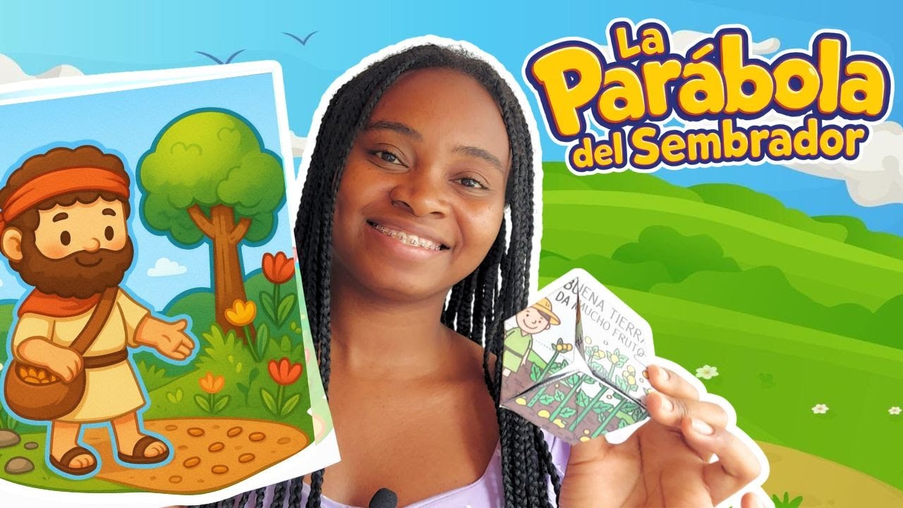 La Parábola del Sembrador para niños | Manualidad Bíblica Fácil