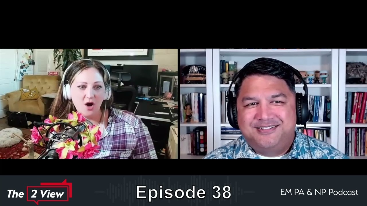 38 - Retinal Artery Occlusion, Femoral Artery, and a guest appearance by Carl Lange, PA | The 2 View