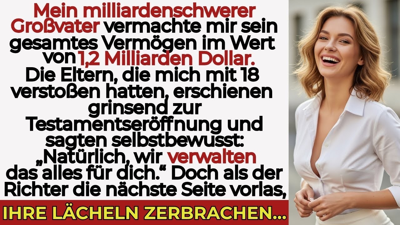 Mein Großvater hinterließ mir 1,2 Milliarden — meine Familie schrie „Das ist nicht fair!“