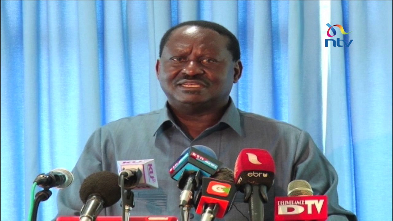 Raila says building of Itare water dam a big risk