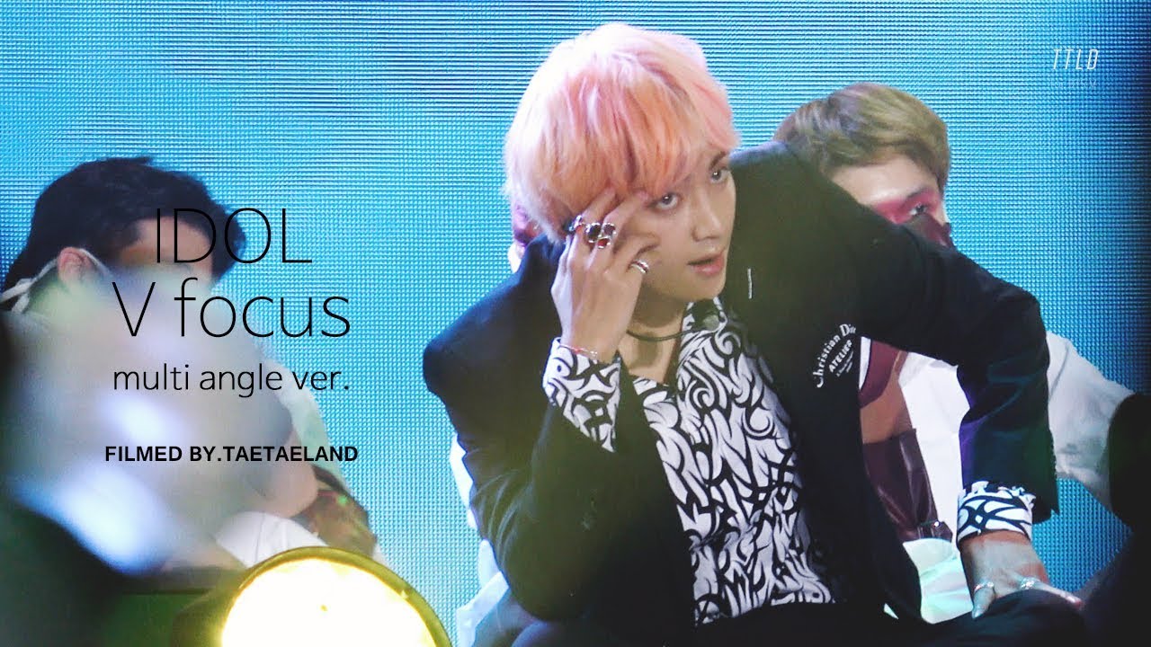 180830 소리바다어워즈 │방탄소년단 'IDOL' 뷔 직캠 BTS V Focus Fancam (Multi Angle Ver.) [4K]