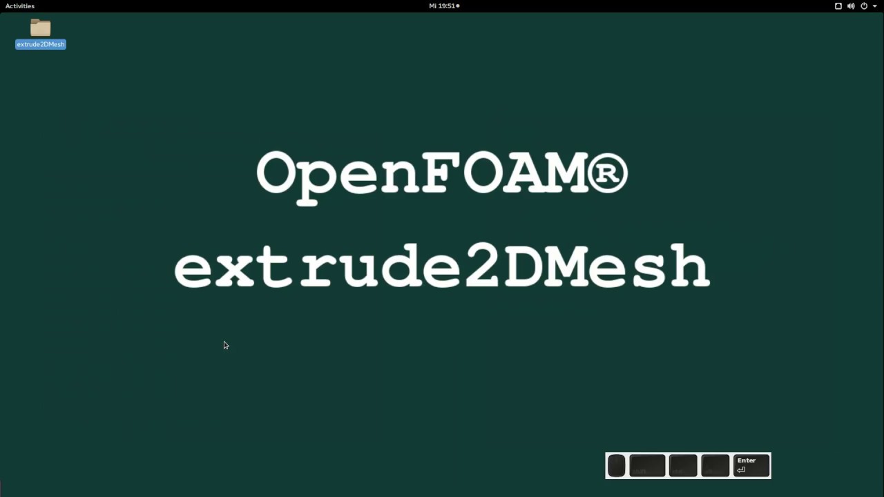 extrude2DMesh ∇ OpenFOAM® Application Training