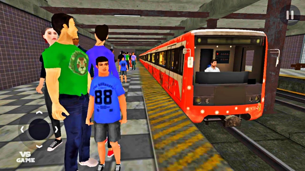Passenger Mode On Santa's Train | Subway Simulator 3D Android Gameplay