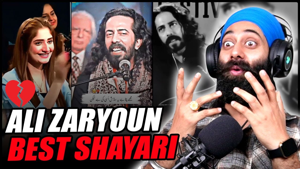 Ali Zaryoun Best Shayari Compilation | Indian Reaction | PunjabiReel TV Extra