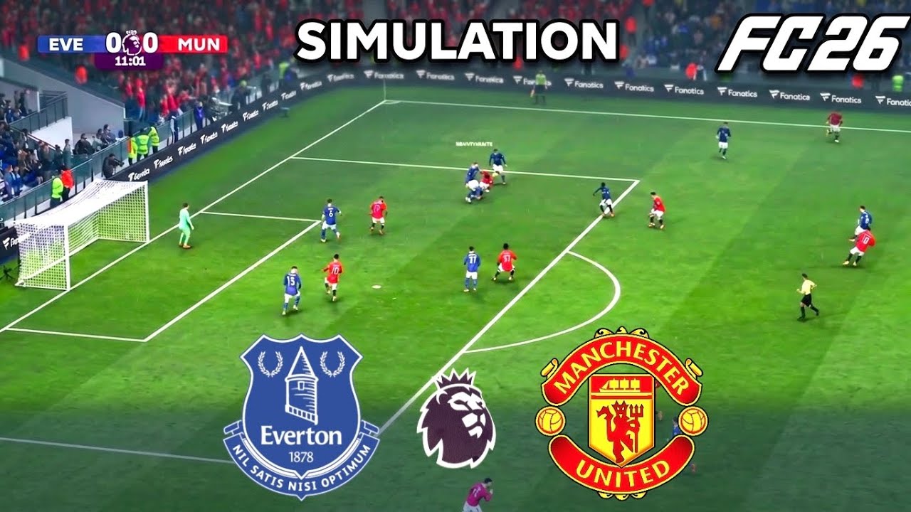 EVERTON v MANCHESTER UNITED / PREMIER LEAGUE 2025/26
