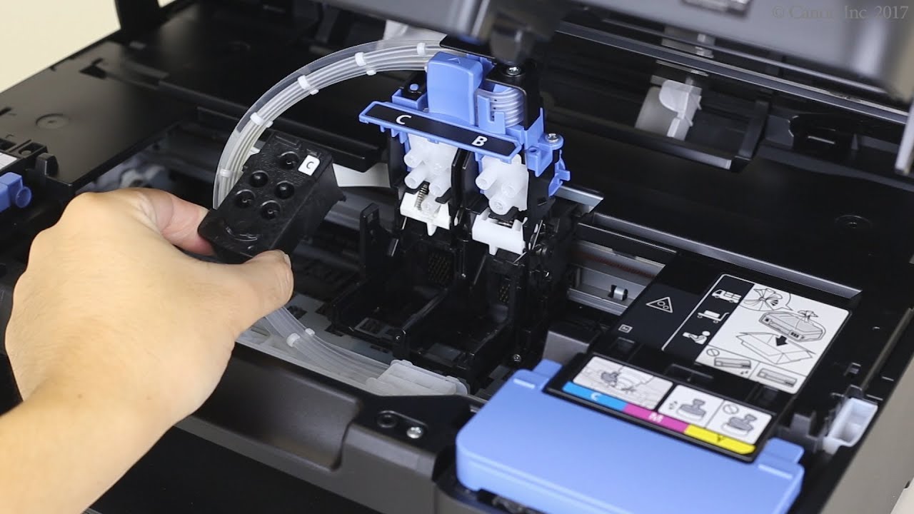 Установка картриджей (G4010 series)