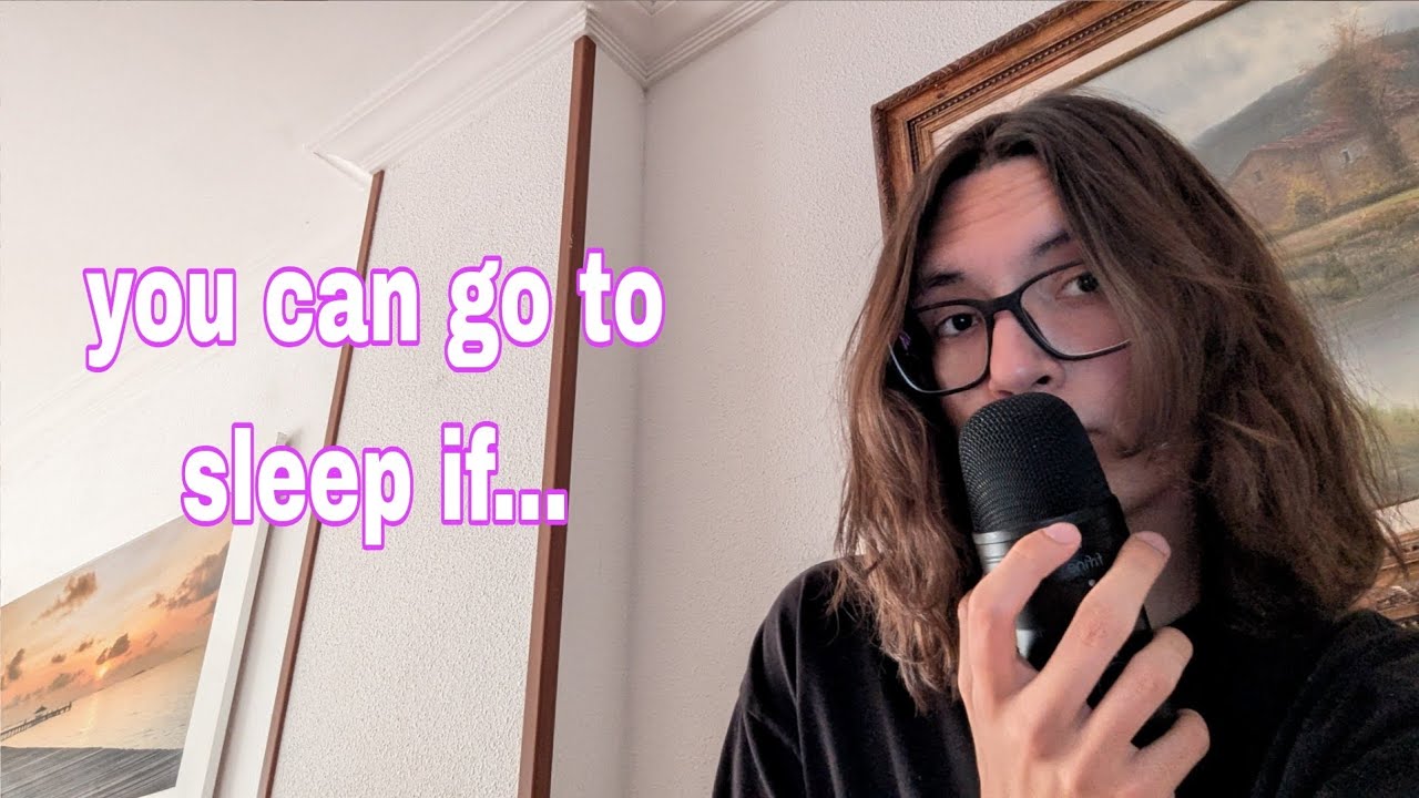 ASMR You Can Go To Sleep If... (Inaudible Whisper, Close-up)୧⁠(⁠＾⁠ ⁠〰⁠ ⁠＾⁠)⁠୨