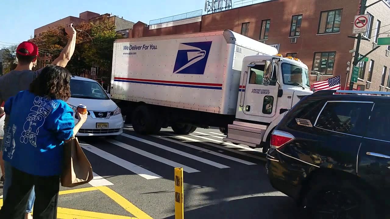 President Elect Biden Brooklyn NYC Victory parade. Thanks to the heroes of USPS - Trump is Dumped!
