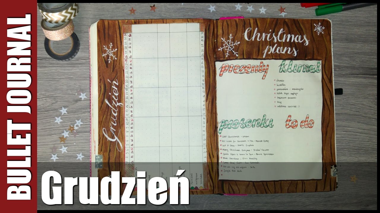 ♢Bullet Journal - Grudzień 2016