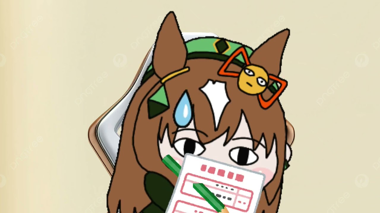 【＃ウマ娘】筆記試験【#メン・イン・ブラック】