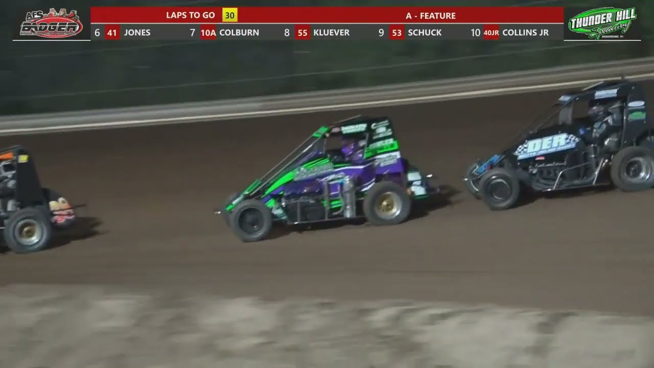 HIGHLIGHTS | Badger Midget A-Main | Thunder Hill Speedway | 7/16/23