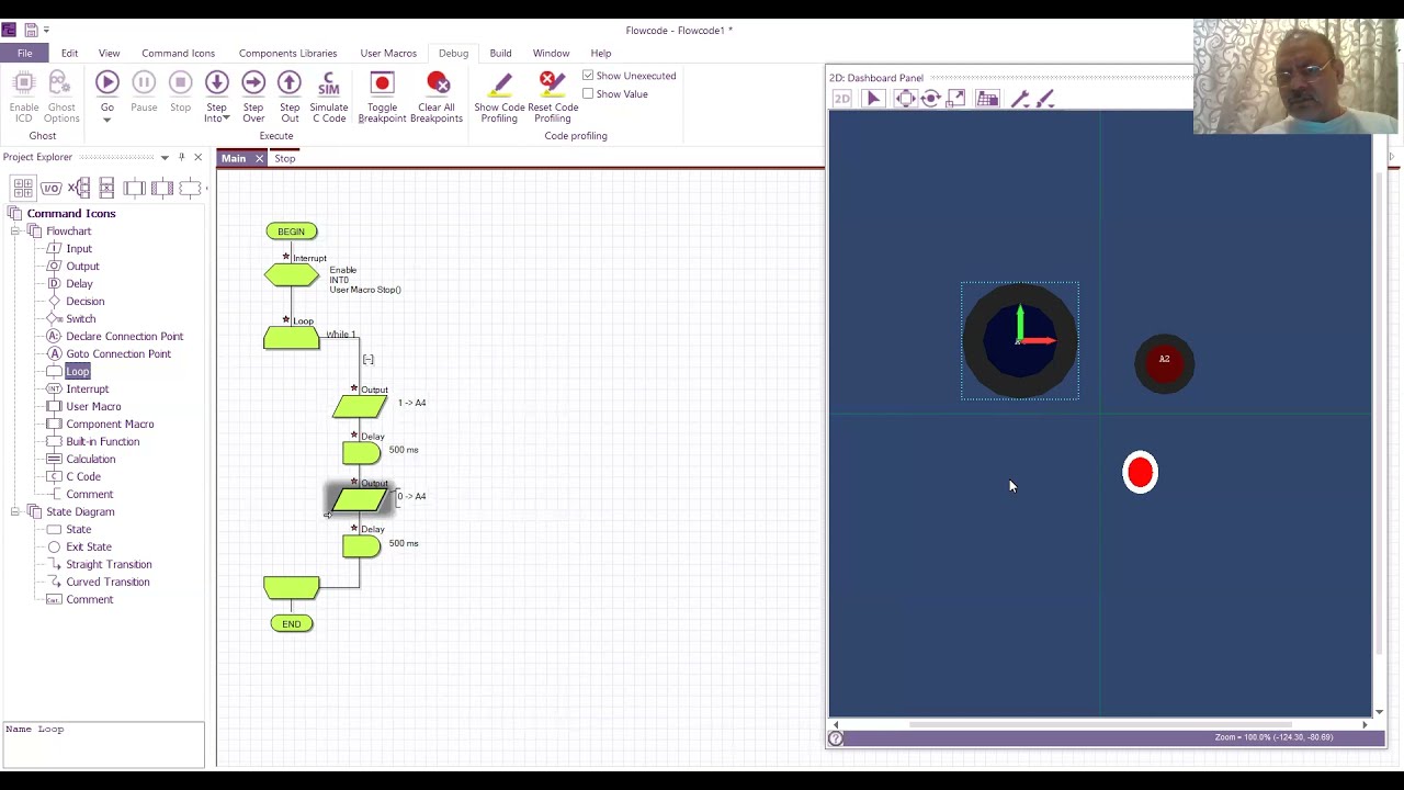 External Interrupt Flowcode