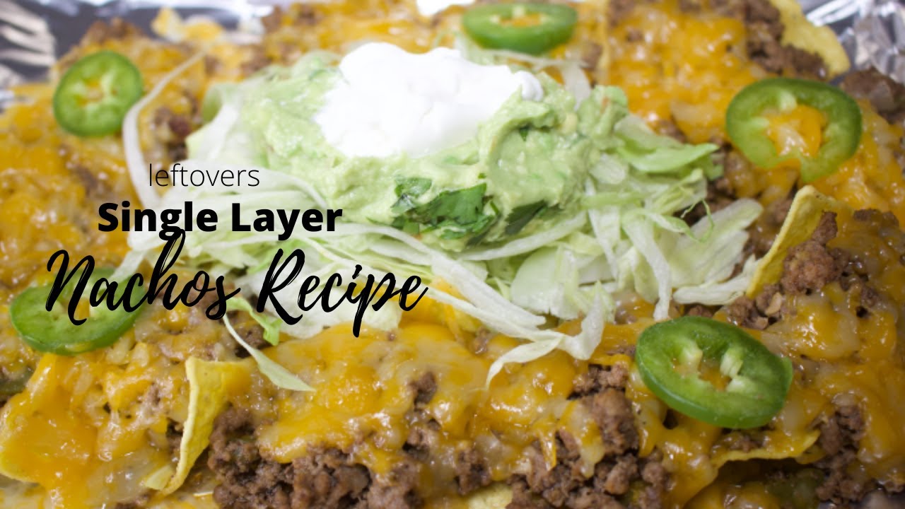 How to make nachos at home easy | Single layer