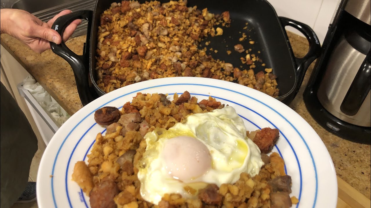 MIGAS MANCHEGAS bien buenas, RECETA DE MI ABUELA