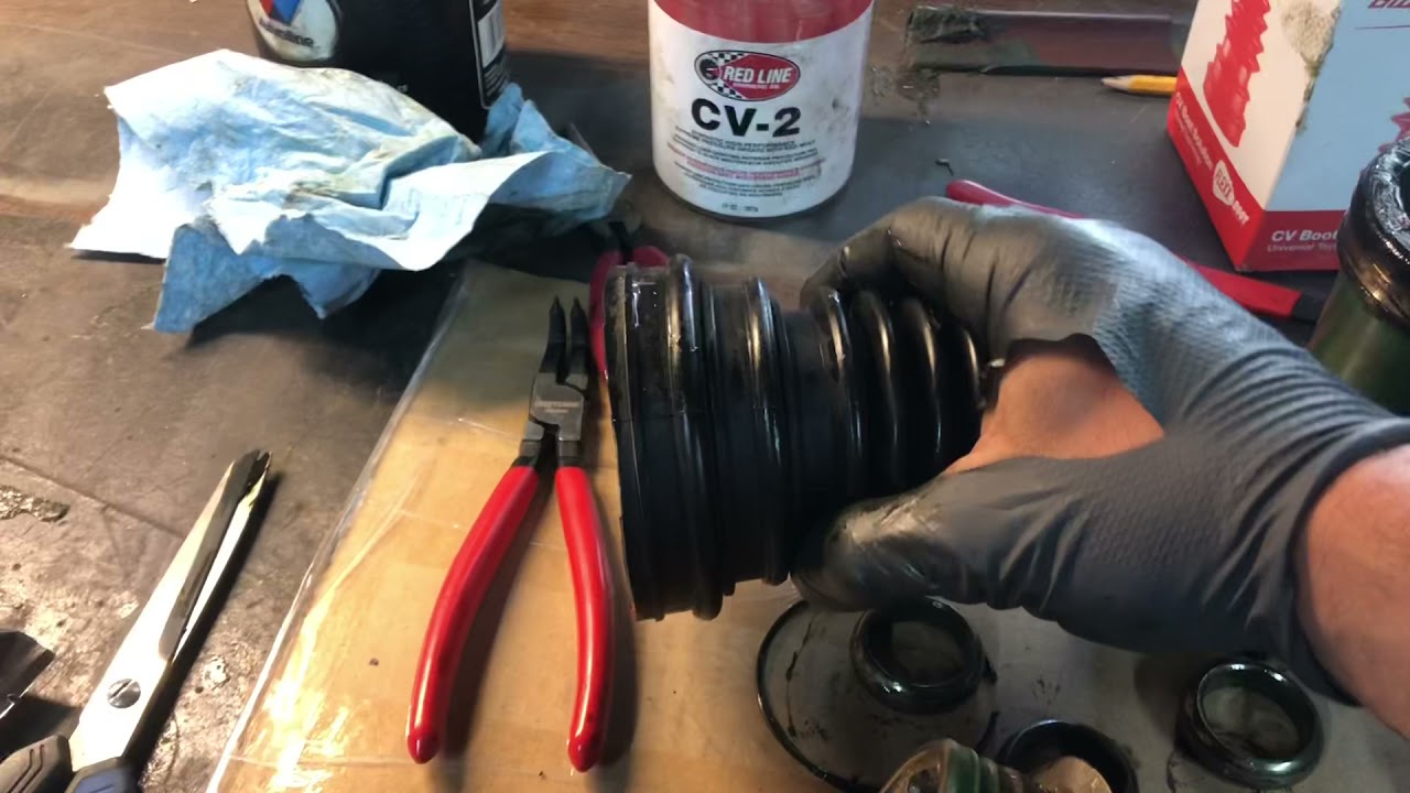 Subaru cv axle rebuild with new silicone boots