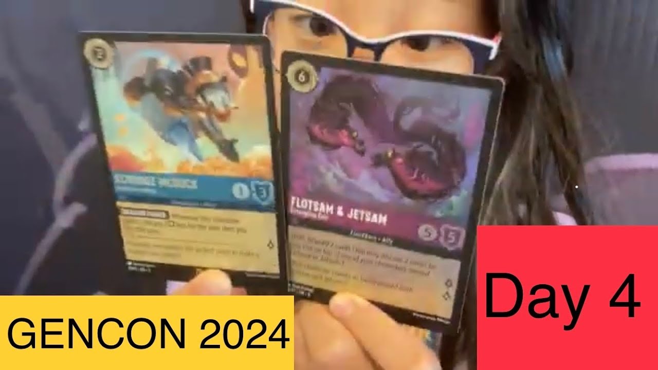 Day 4 - GenCon 2024 (Indianapolis, Indiana) - August 4, 2024 - Lorcana, Prototype Games & More!