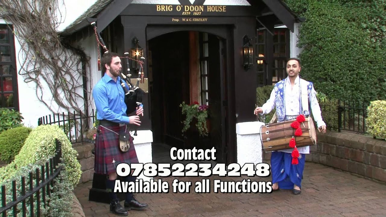 Goldie and Jonathan Bagpipes and Dhol set