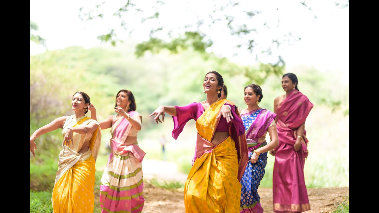 Aarthi's  Entry with Bridesmaids  - 