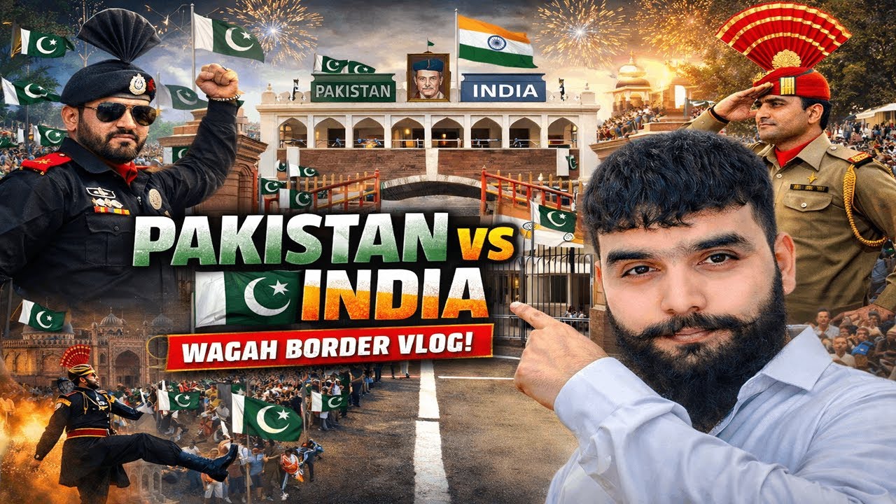 Best Wagah Border Vlog 🇵🇰🇮🇳 | Pakistan vs India Border Ceremony | Amazing Moments Hindi & Urdu Vlog