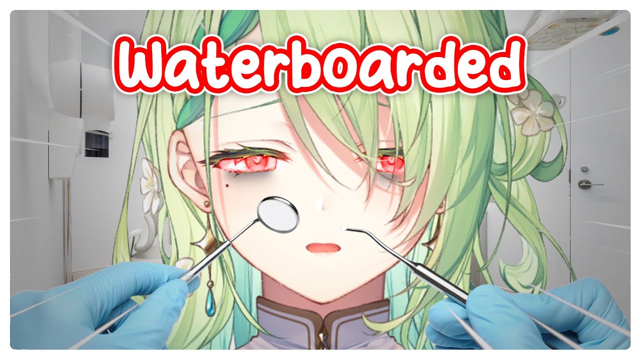 Fauna accidentally got waterboarded by her dentist