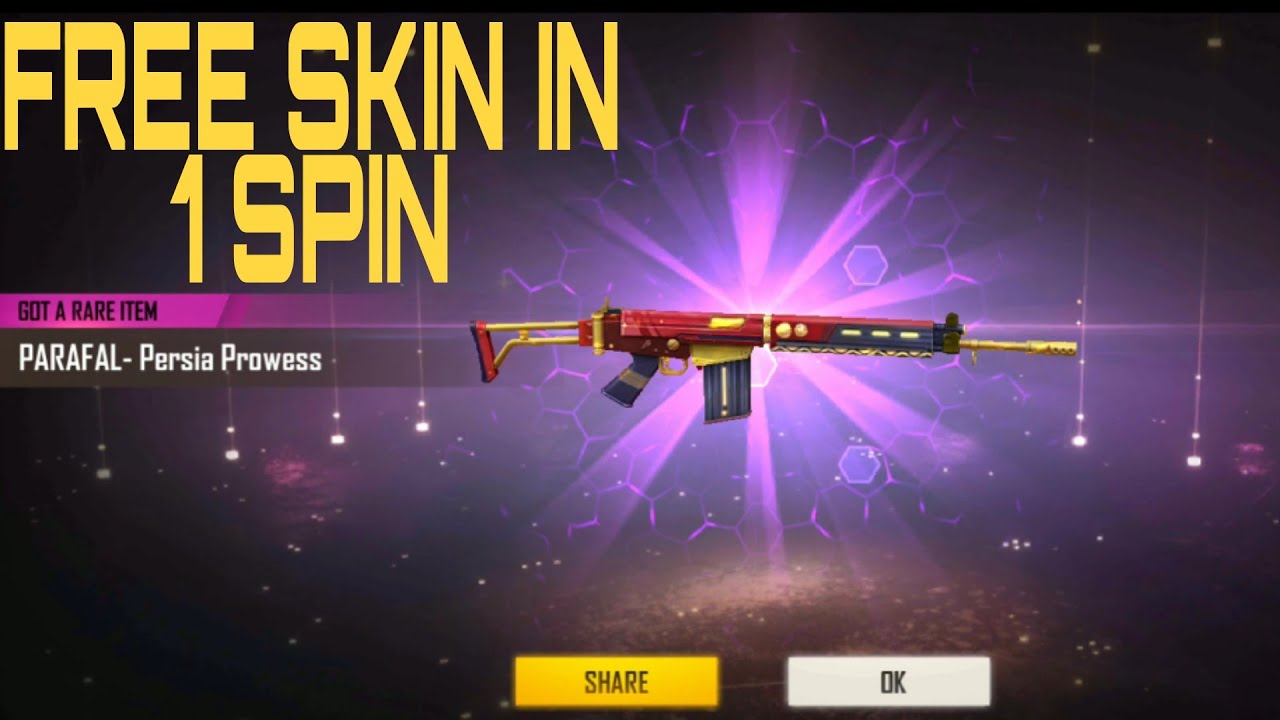 get rare item in 1 spin #freefireshorts