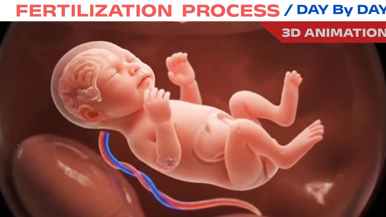 Fertilization Process Explained | 3D Animation 