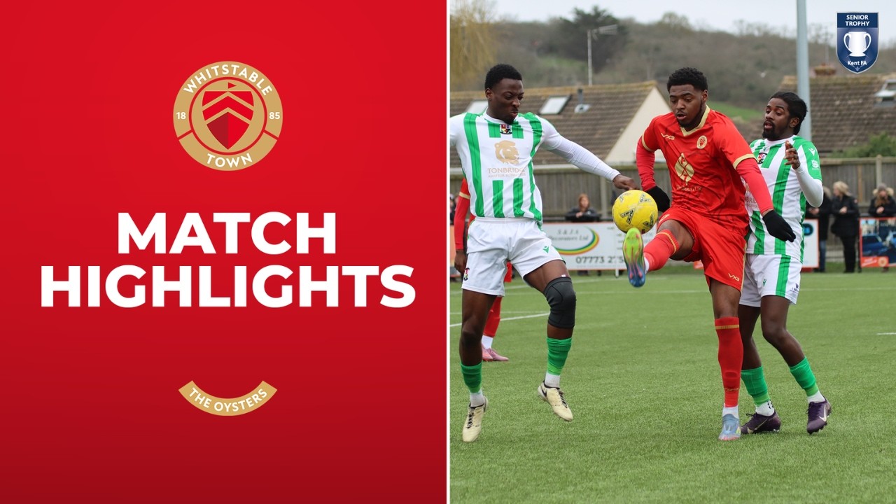 Whitstable Town vs Rusthall | Kent Senior Trophy | Match Highlights
