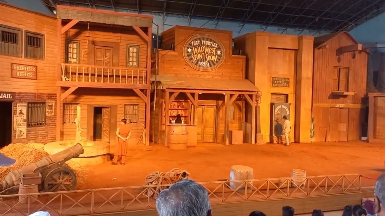 Wild west stunt show part 1 thrill action and comedy 
