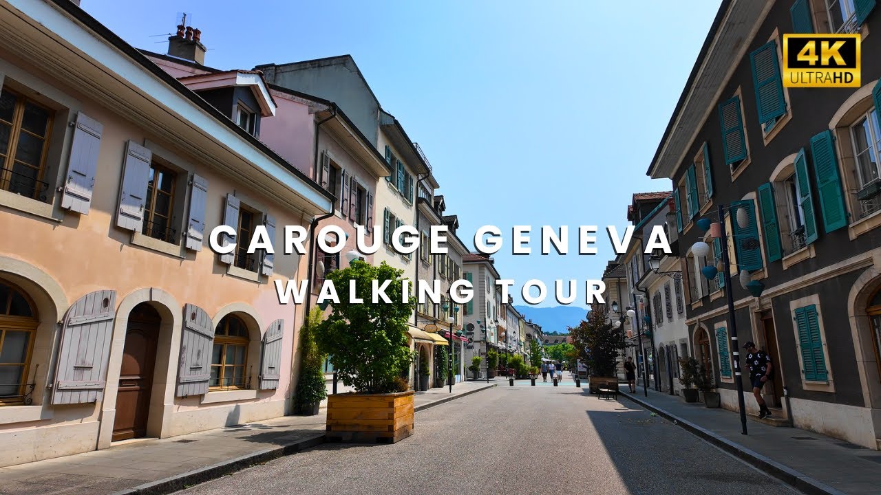 Walking in Carouge, Geneva: The Most Charming Neighborhood in Switzerland! 🇨🇭 ✨ [4K]
