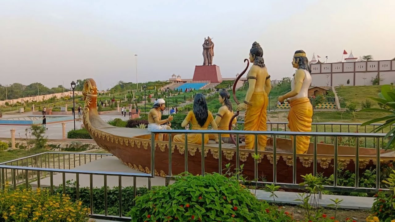 Nishadraj Ramji Statue Prayagraj निषादराज एवं श्रीराम मूर्ति I