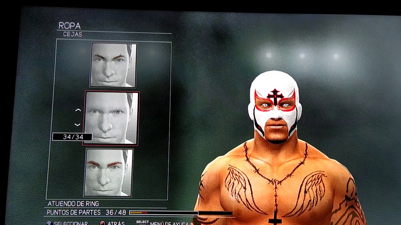 WWE2k17 ps3 Caw fórmula: Rey misterio