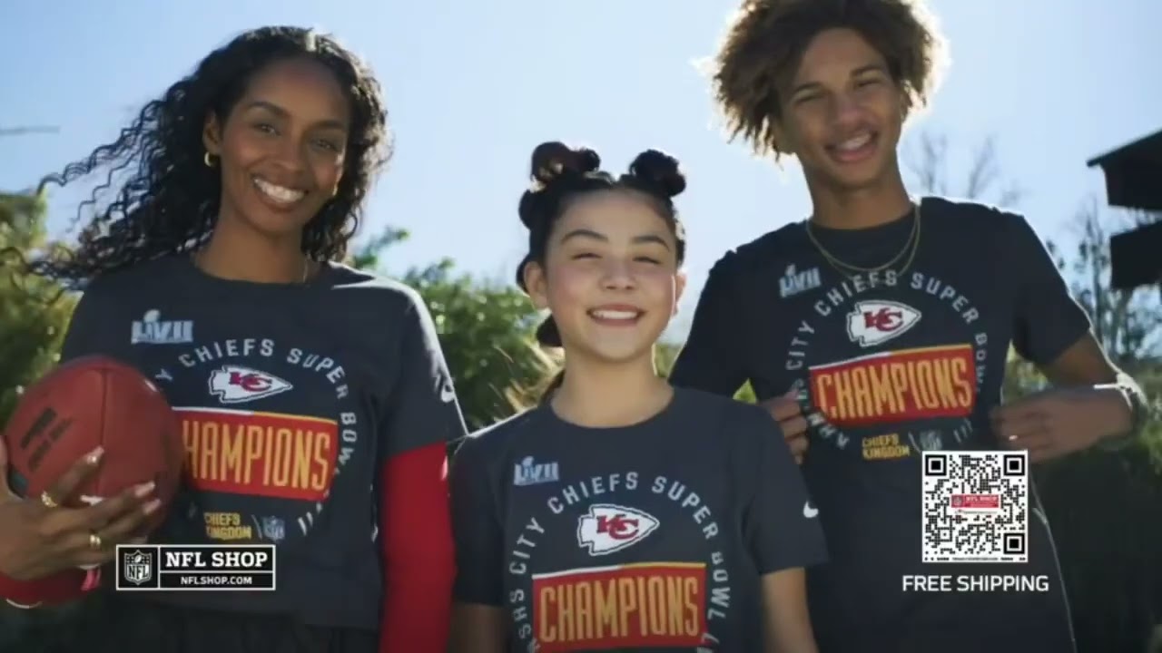 Kansas City Chiefs NFL Shop Super Bowl LVII Champions Commercial
