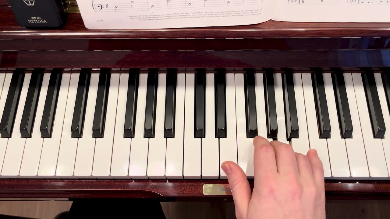 Pianobus2 låt nr 11 My heart Will go on