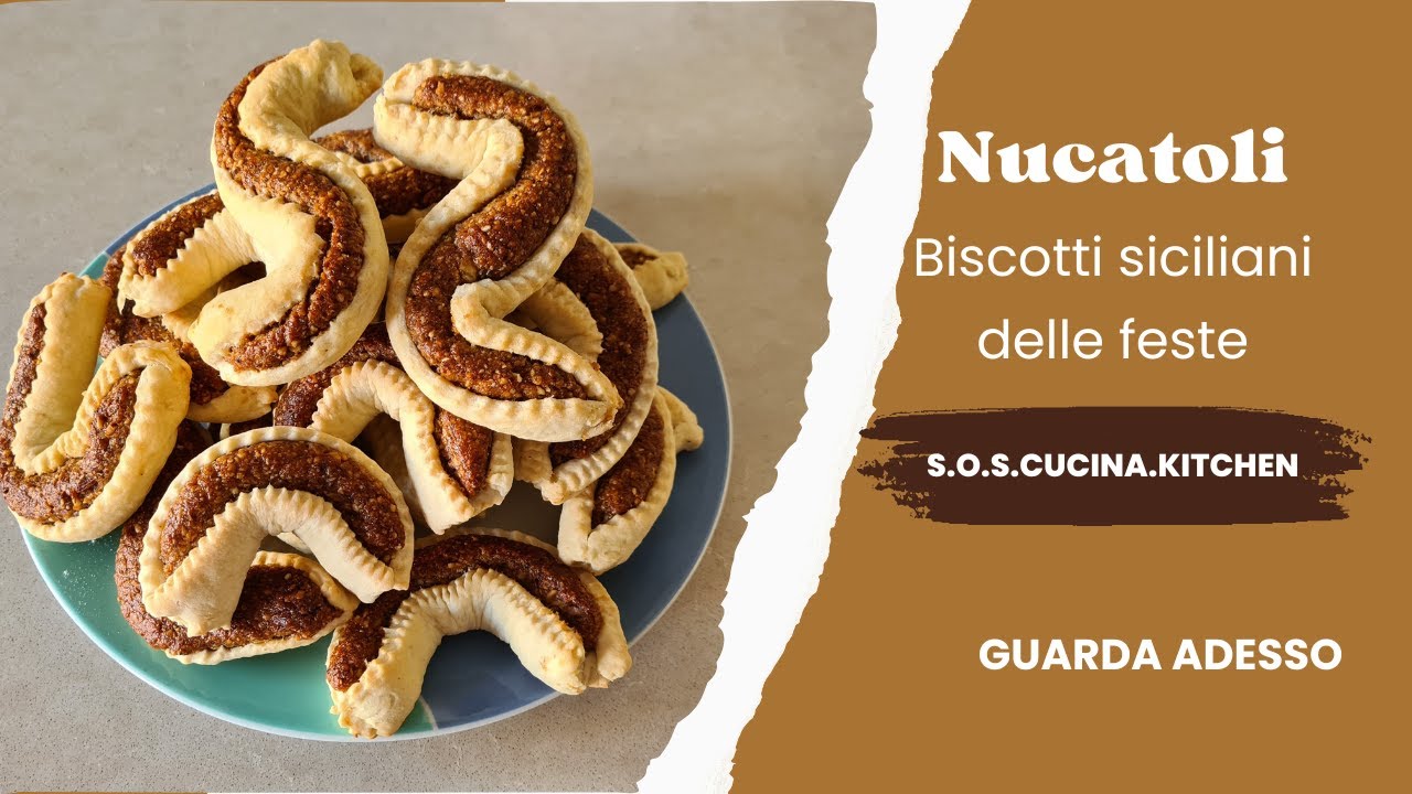🍪 NUCATOLI – I biscotti siciliani della tradizione | Ricetta passo passo 🇮🇹