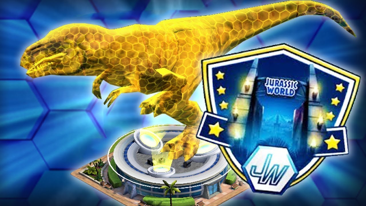 TYRANNOSAURUS REX BADGE BEACON!! - Jurassic World The Game