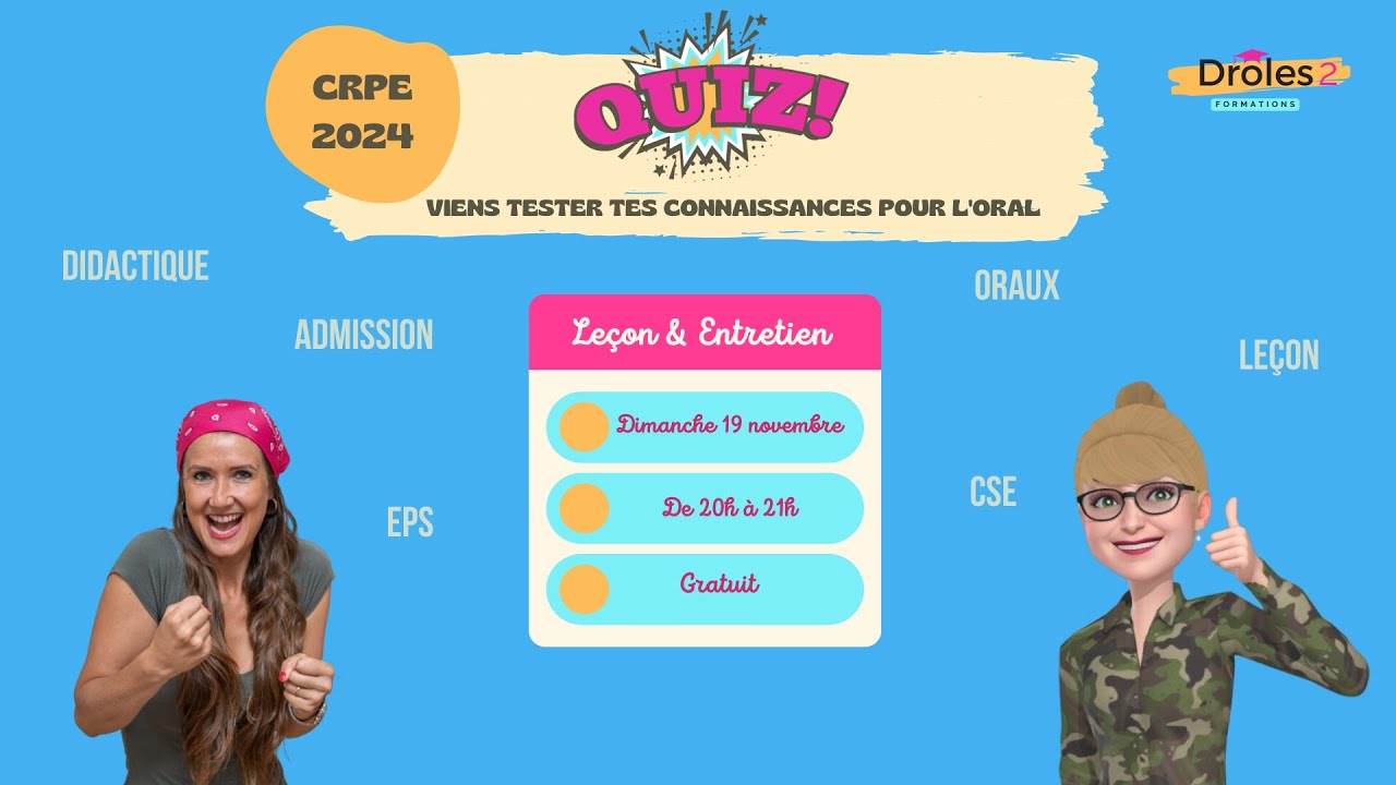 CRPE - QUIZ SPÉCIAL 