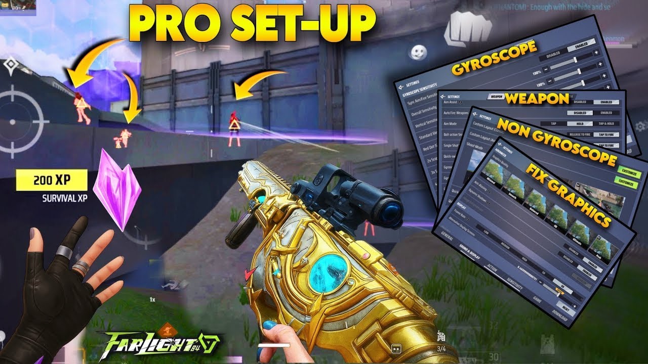 FARLIGHT 84 THE BEST SENSITIVITY SETTINGS | GYRO | ZERO RECOIL