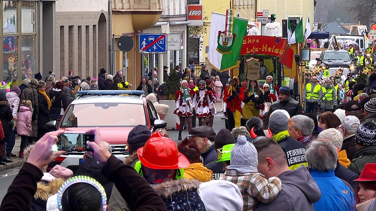 Faschingsumzug Lengenfeld und eine Überraschung