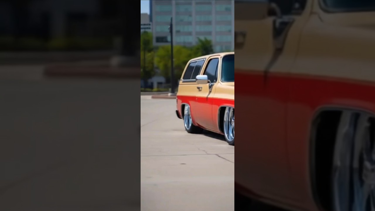 1986 Chevy square body K5 blazer ,bagged #truck