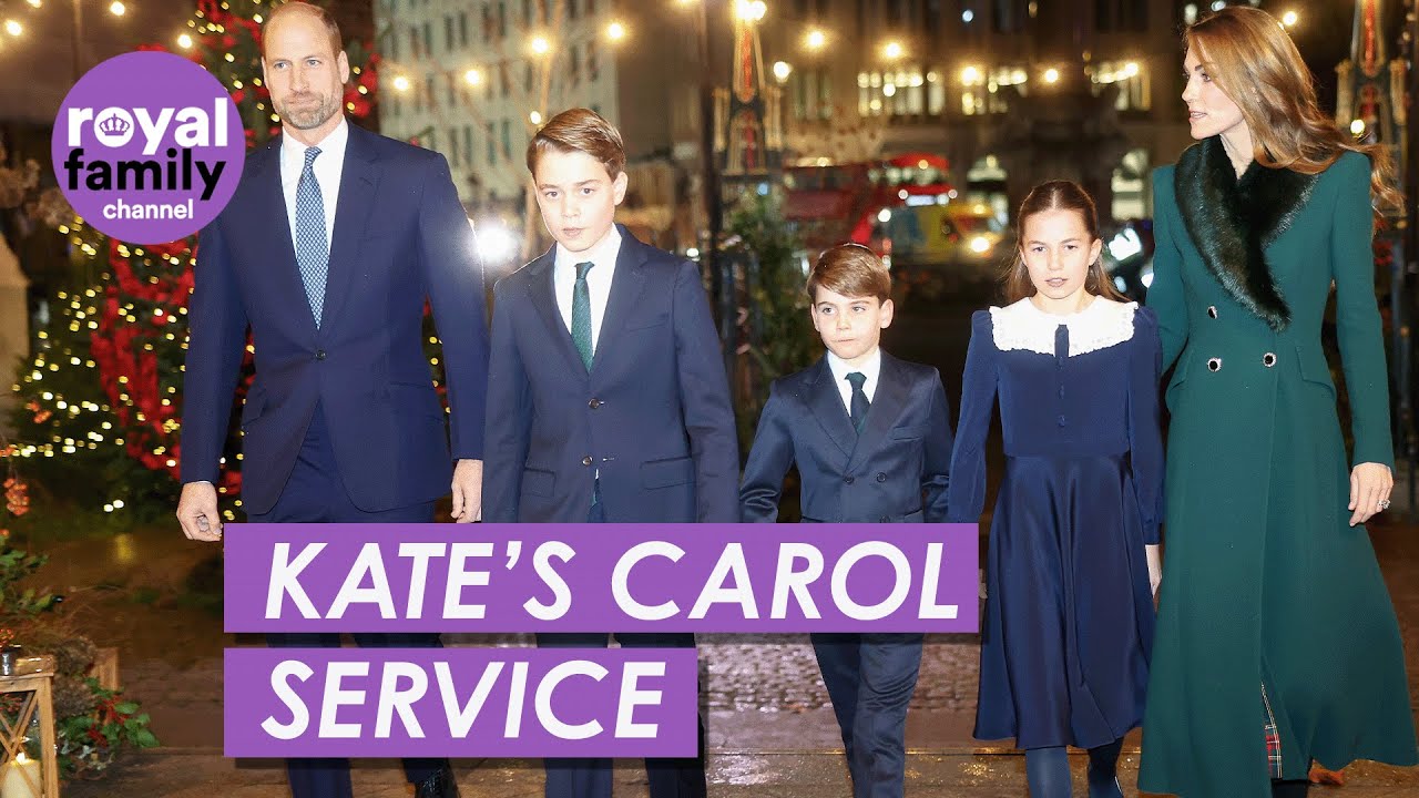 Princess Kate Attends Joyful Christmas Carol Service with Family