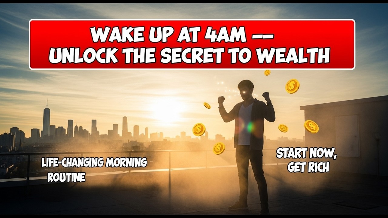 “4AM Morning Routine That Will Make You Wealthy, Successful, And Unstoppably Productive”