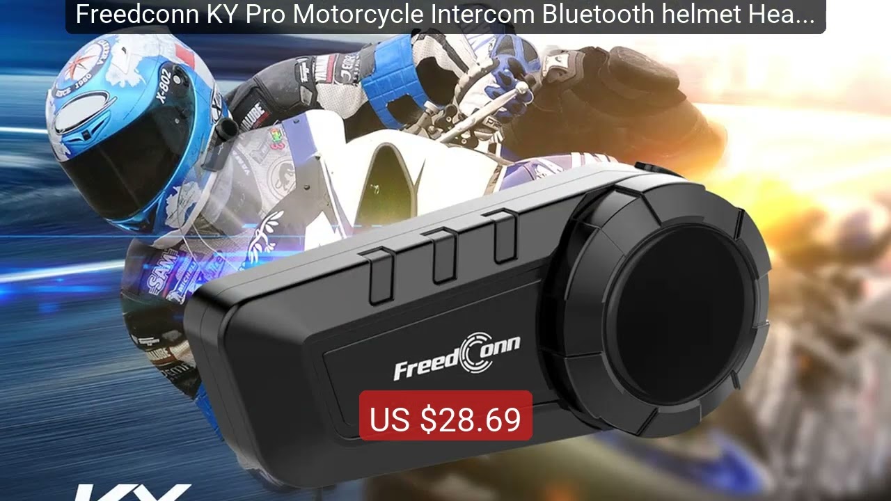 Freedconn KY Pro Motorcycle Intercom Bluetooth helmet Heads... &mdash; Top Pick 2026 | Unbeatable Price!